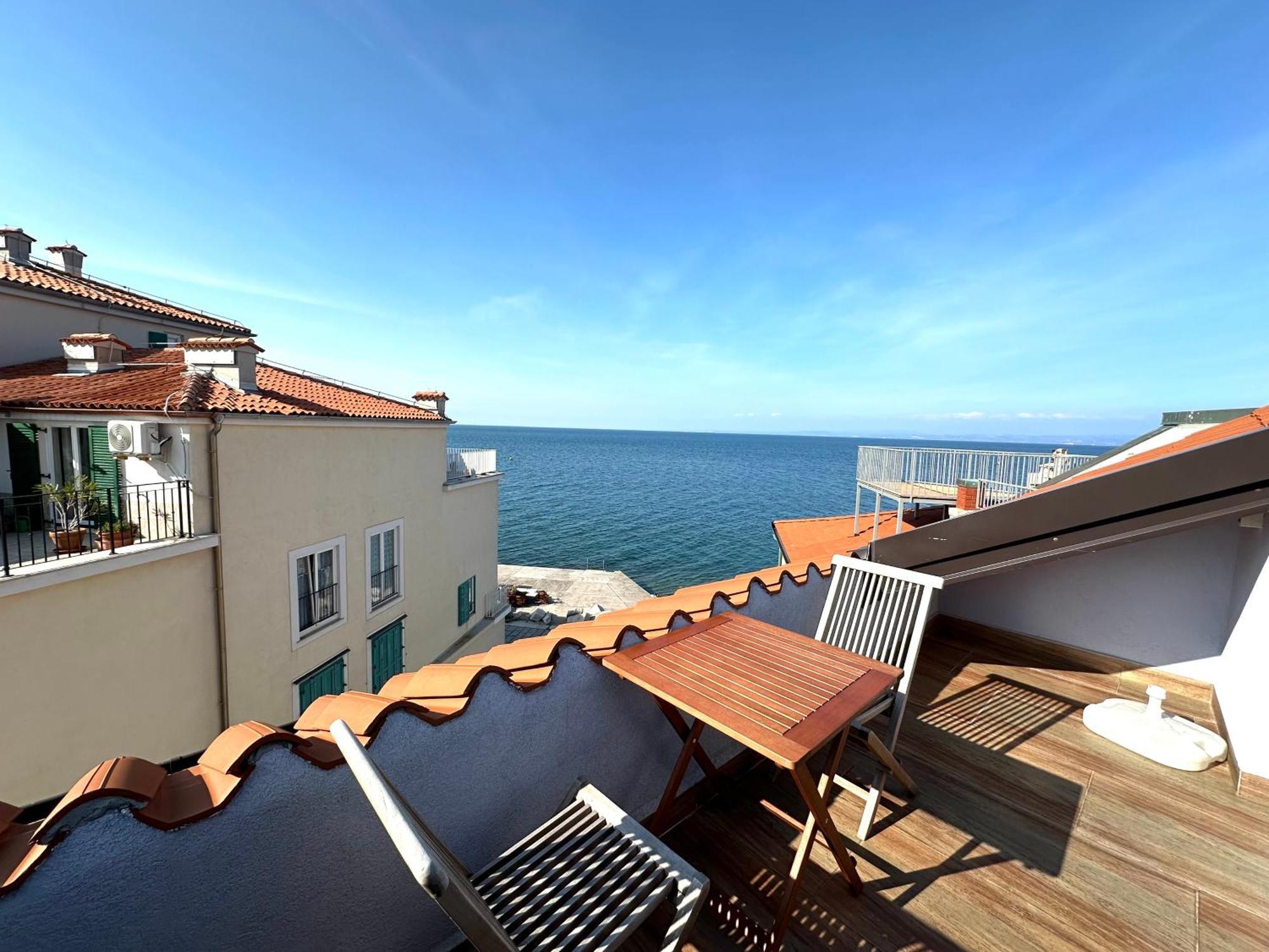 Old Piran Galileo Terrace Exterior foto